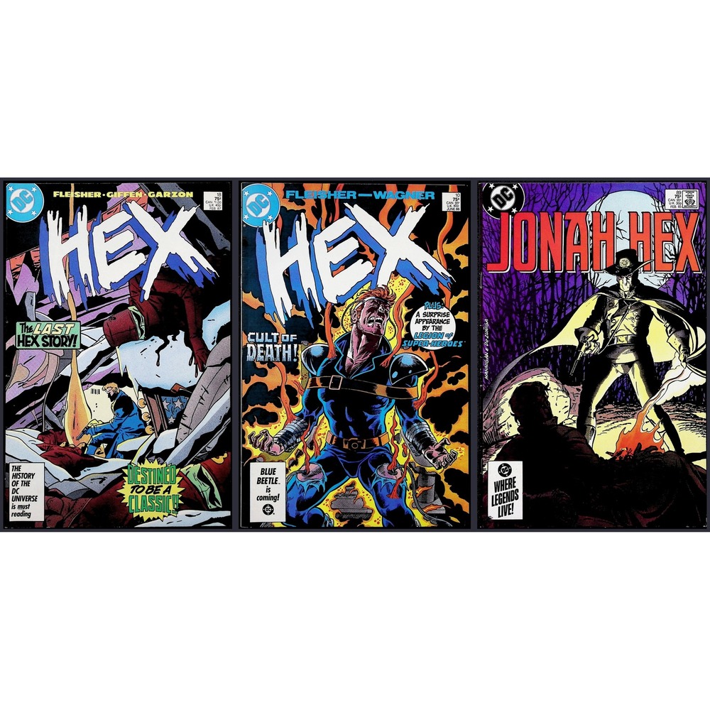 Jonah Hex #89 Hex #10 #18 Final‎ Issue Last Hex Story DC 1987 Key 3x Lot